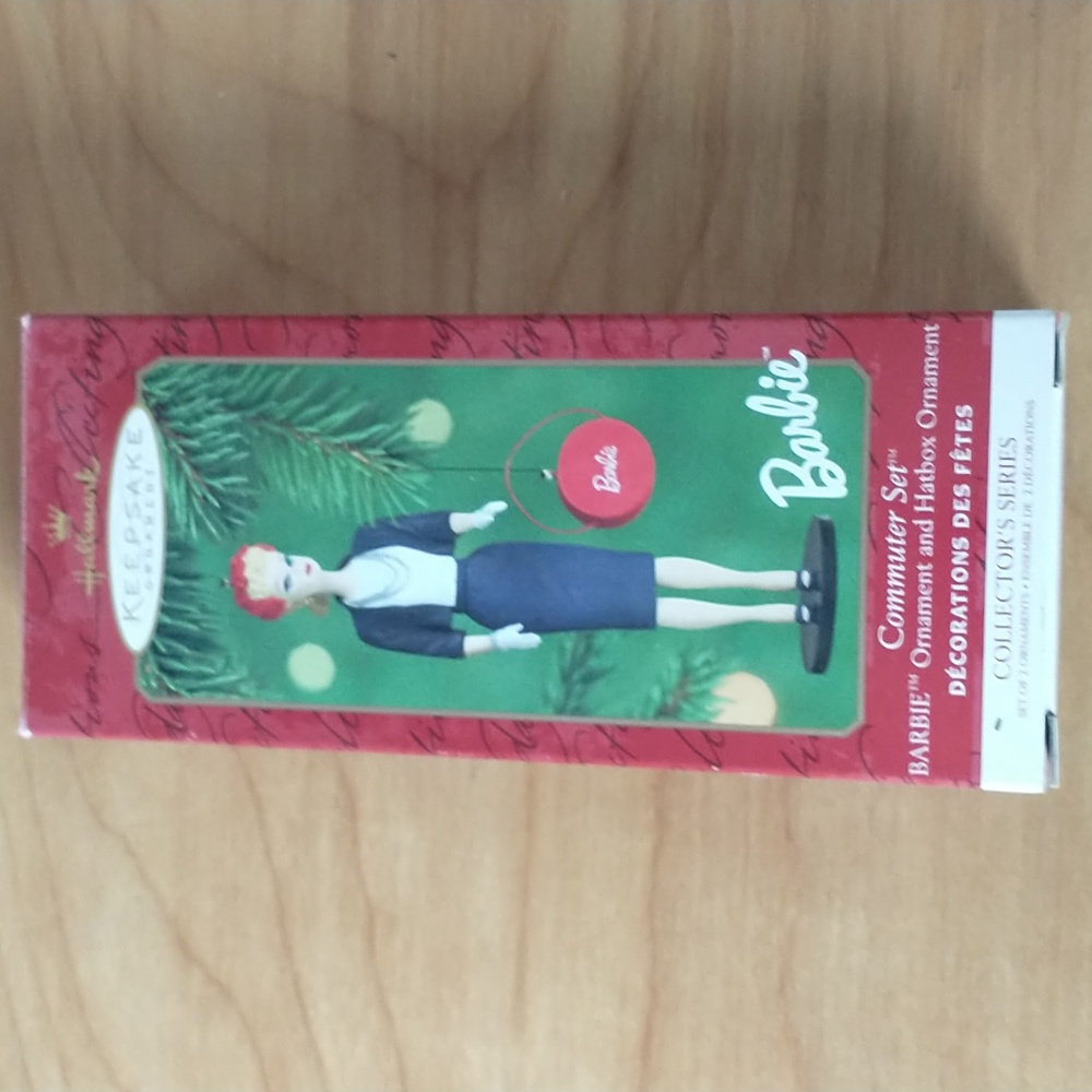 Hallmark Keepsake Ornament. Barbie Commuter Set Hallmark Ornament